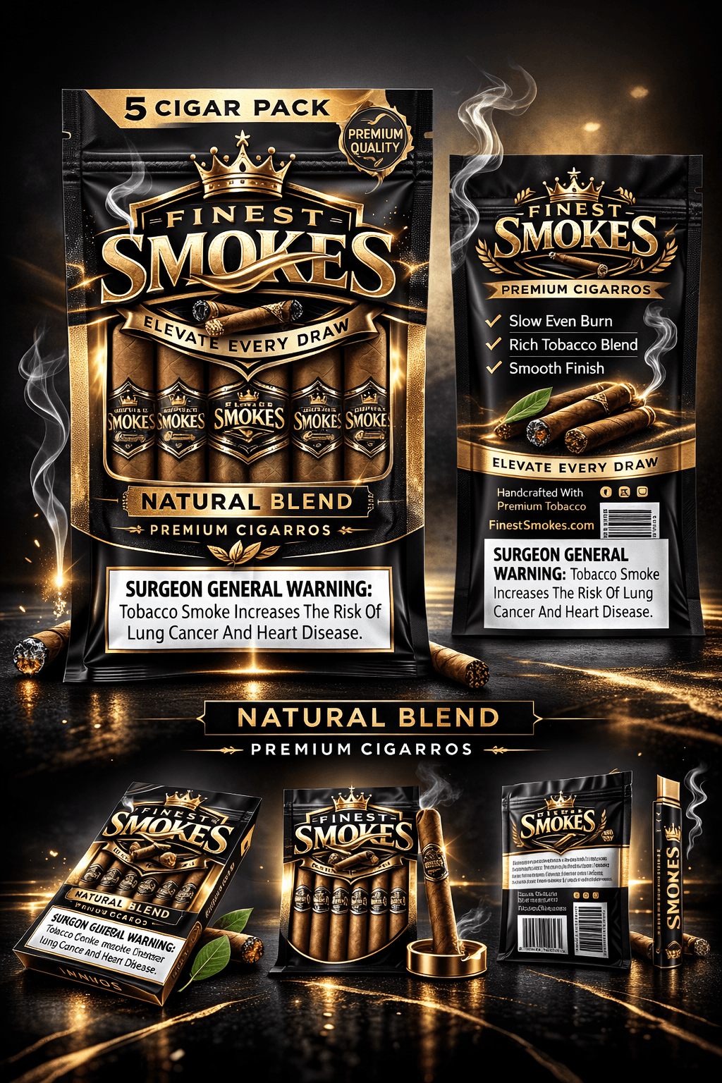 Finest Smokes Natural Mini Cigars