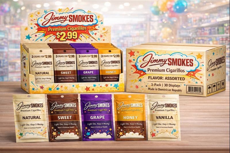 Jimmy Smokes Natural Cigarillos