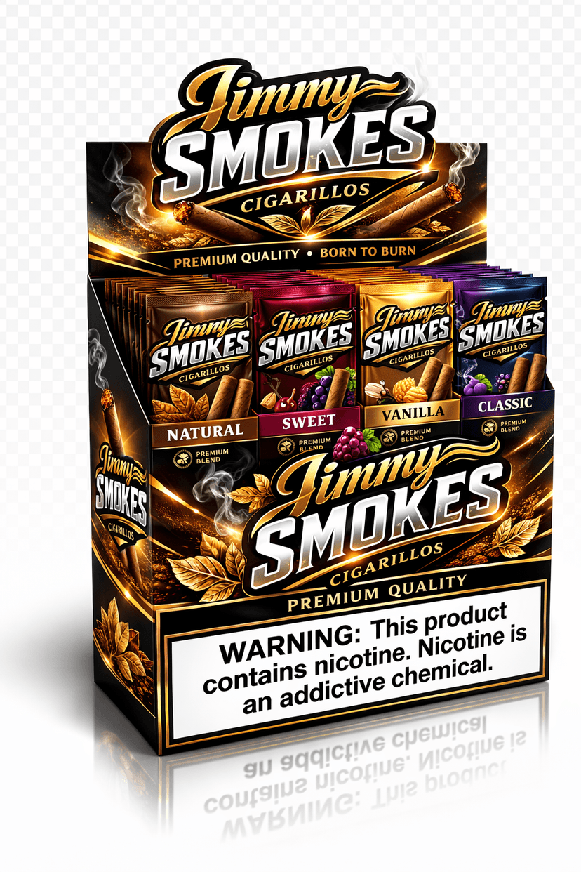 Jimmy Smokes box packaging
