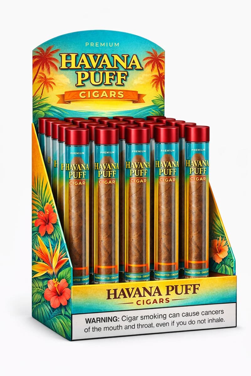 Havana Puff box packaging